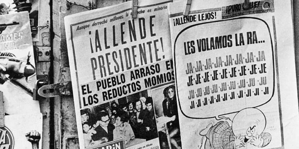 Portadas de la prensa tras el triunfo de Allende en 1970