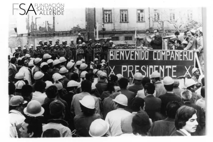 «Bienvenido compañero Presidente». Fundación Salvador Allende