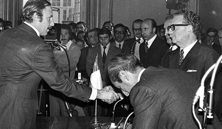 Orlando Letelier y Salvador Allende