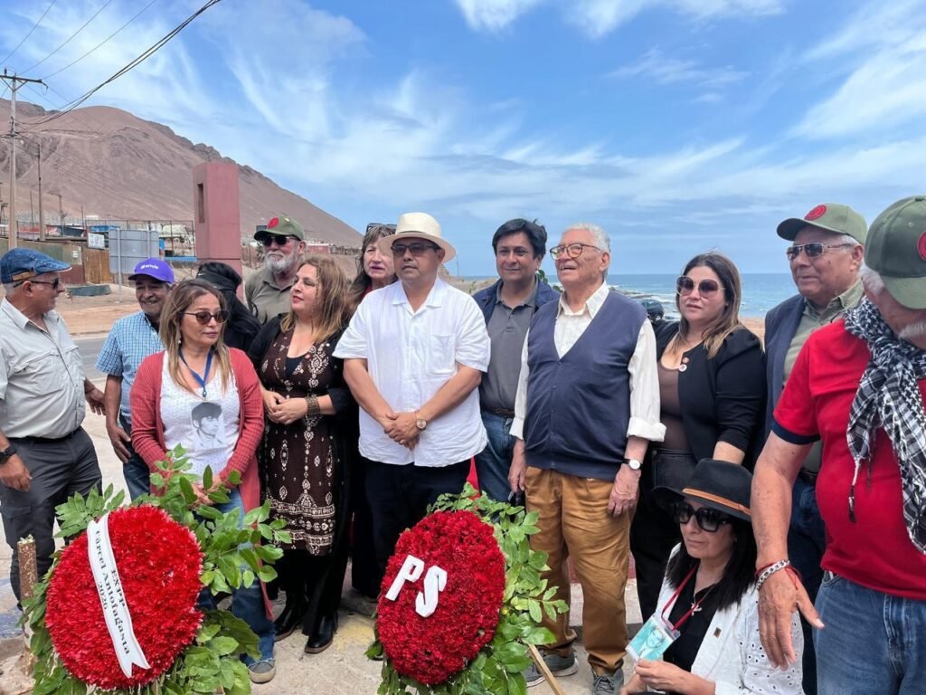 Homenaje del PS de Antofagasta a las víctimas de la Caravana de la Muerte