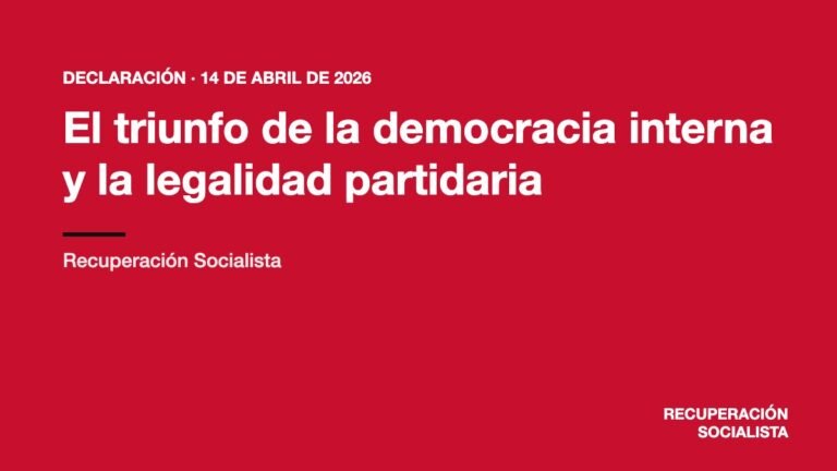 El triunfo de la democracia interna y la legalidad partidaria